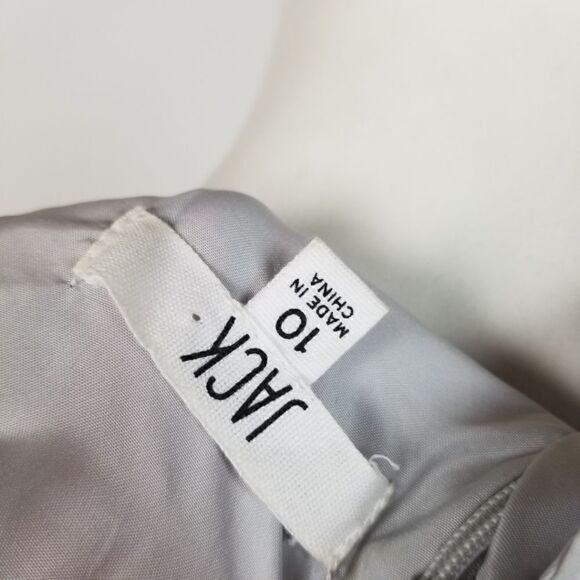 JACK Womens Size 10 Blue & Red Floral V Neck Sleeveless Fit & Flare Dress - Picture 5 of 6